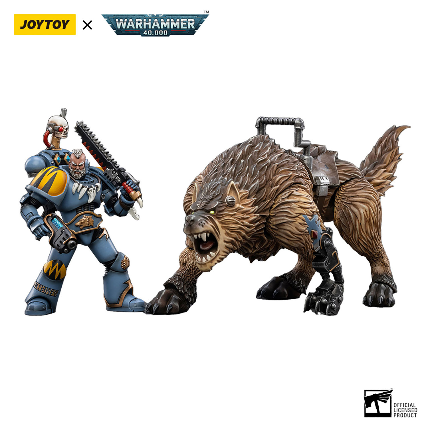 その他 JOYTOY Space Wolves Thunderwolf Cavalry JOYTOY Space Wolves Thunderwolf Cavalry Bjane Action Figure
