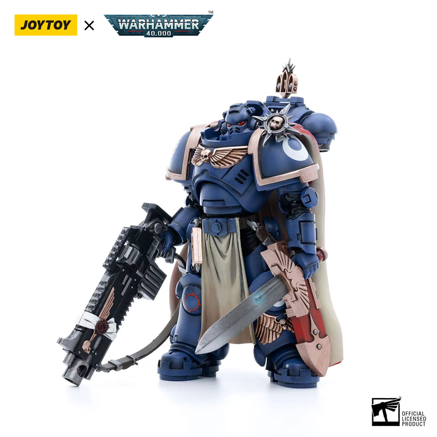 JOYTOY Warhammer Ultramarines Captain With Master-crafted Heavy