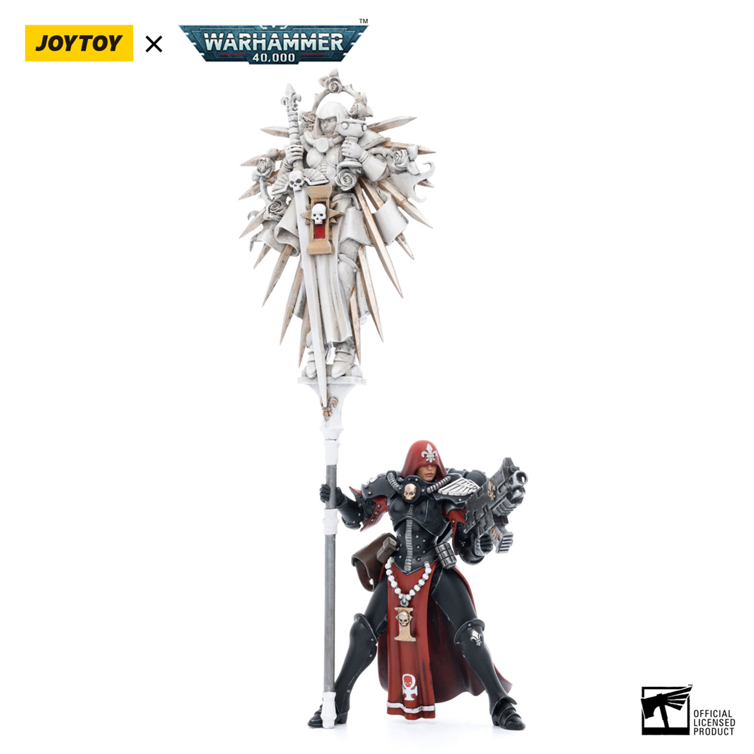 JOYTOY Warhammer 40k Action Figure 1/18 – Adepta Sororitas Imagifier Sister Saelon – 10,7 Cm – Da Collezione - 2