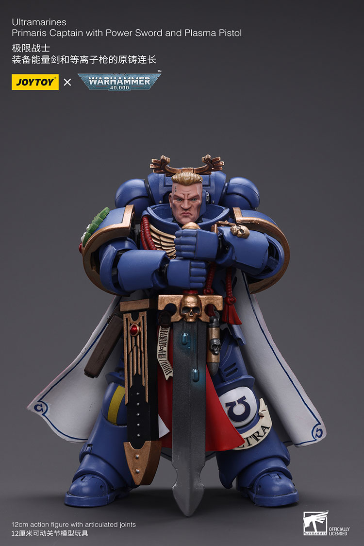 Ultramarines Primaris Captain With Power Sword And Plasma Pistol Ultramarines Primaris Captain With Power Sword And Plasma Pistol