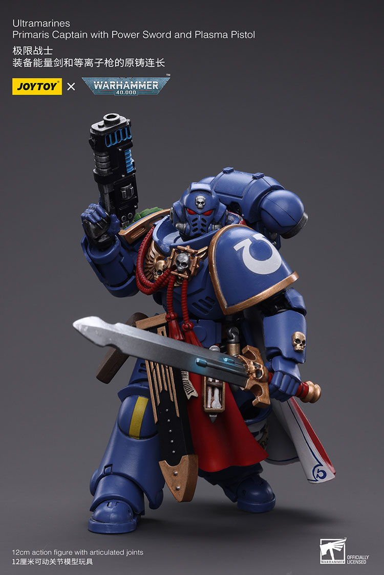 Ultramarines Primaris Captain With Power Sword And Plasma Pistol Ultramarines Primaris Captain With Power Sword And Plasma Pistol