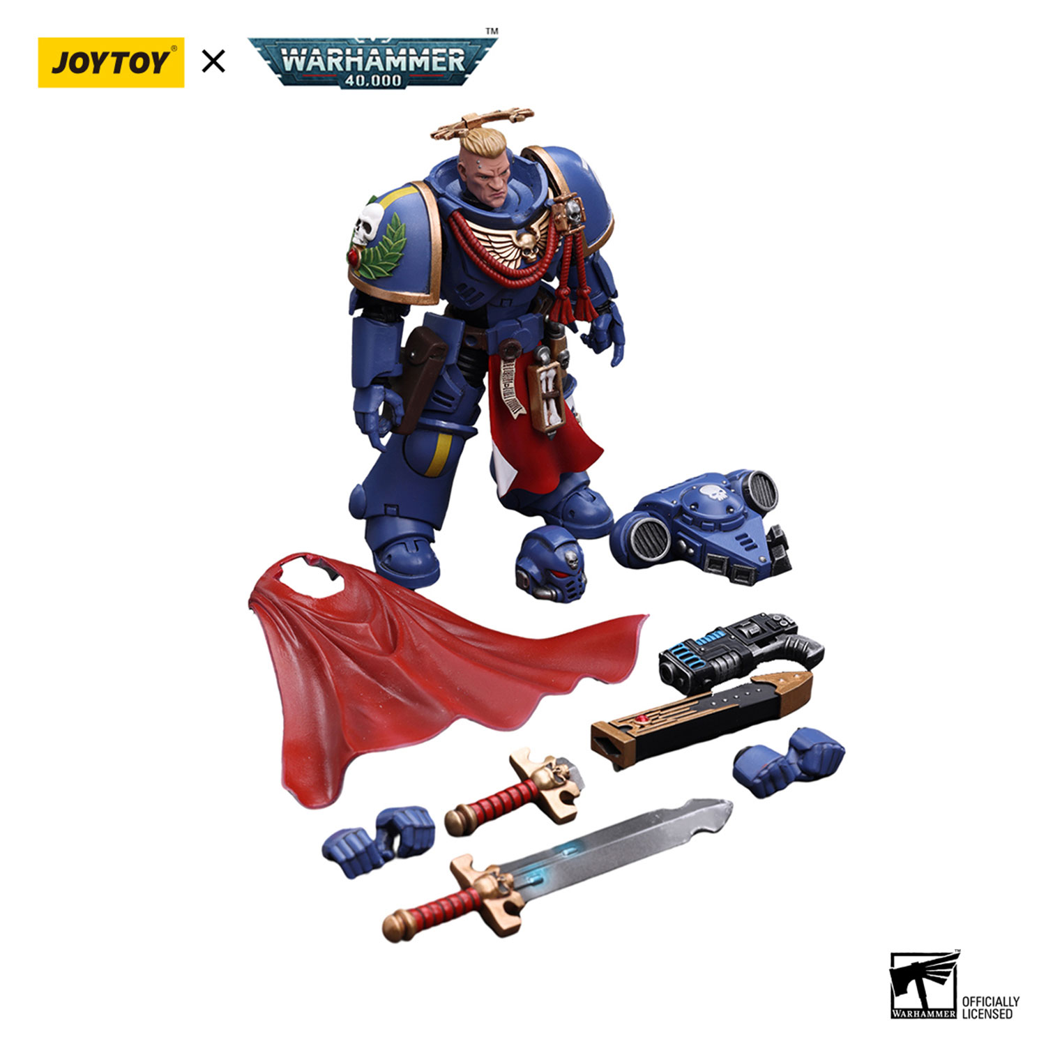 Ultramarines Primaris Captain with Power Sword and Plasma Pistol