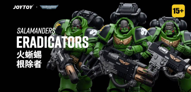 JoyToy Warhammer 40K Salamanders Eradicators Sergeant Bragar 1:18 Action Figure