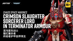 ChaosSpace Marines Crimson Slaughter Sorcerer Lord in Terminator Armour