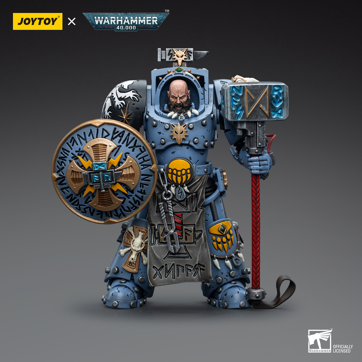 Joytoy ウォーハンマー40K アラアック・ロックフィスト JoyToy Warhammer 40K Space Wolves Arjac Rockfist
