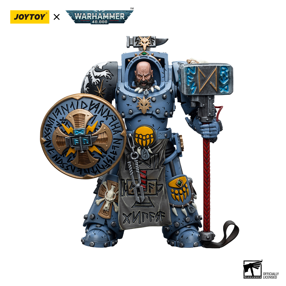 JoyToy Warhammer 40K Space Wolves Arjac Rockfist