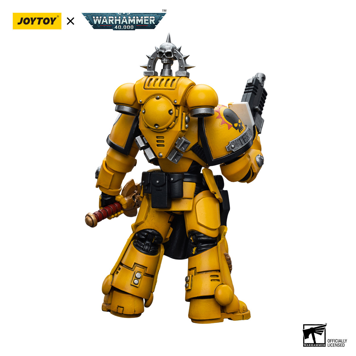 HiPlay JoyToy Warhammer 40K - Imperial Fists Lieutenant Con Spada Energetica, Figura Collezionabile 1:18 - 4