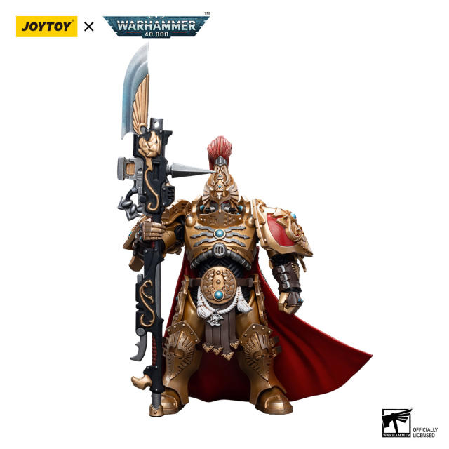 JoyToy Warhammer 40K  Adeptus Custodes Shield Captain with Guardian Spear 1:18 Action Figure