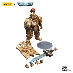 JoyToy Warhammer 40K Adeptus Custodes Custodian Guard with Sentinel Blade and Praesidium Shield 1:18 Action Figure