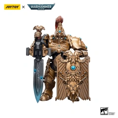 JoyToy Warhammer 40K Adeptus Custodes Custodian Guard with Sentinel Blade and Praesidium Shield 1:18 Action Figure