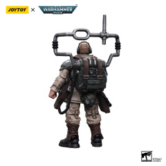 Astra Militarum Cadian Command Squad Veteran with Master Vox