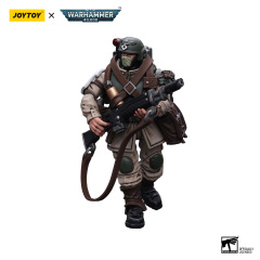 Astra Militarum Cadian Command Squad Veteran with Medi-pack