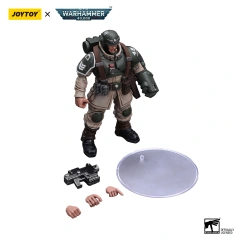 Astra Militarum Cadian Command Squad Veteran with Power Fist