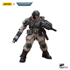 Astra Militarum Cadian Command Squad Veteran with Power Fist