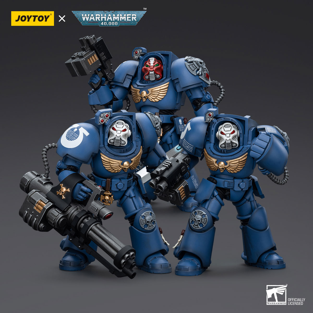 JOYTOY WARHAMMER ウルトラマリーンズ・ターミネーター部隊セット JOYTOY WARHAMMER 40K Ultramarines Terminator Squad