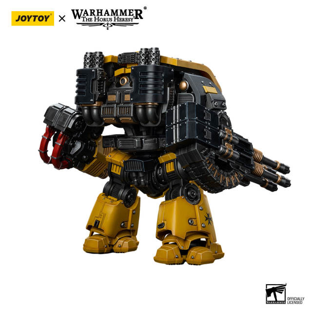 Imperial Fists Leviathan Dreadnought with Cyclonic Melta Lance and Storm Cannon