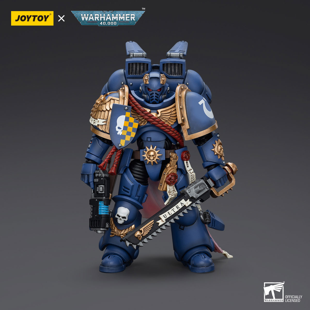 キャプテン　ケントス WARHAMMER 40K Ultramarines Captain with Jump Pack Action Figure