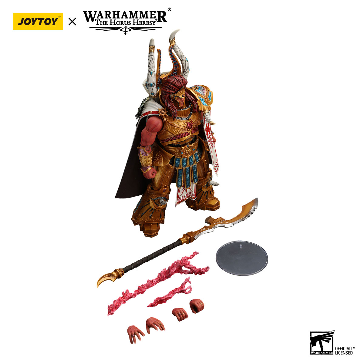 HiPlay JOYTOY Warhammer 40k – Magnus The Red, Primarca Della XV Legione, Serie Horus Heresy, Action Figure 1:18 (22 Cm)