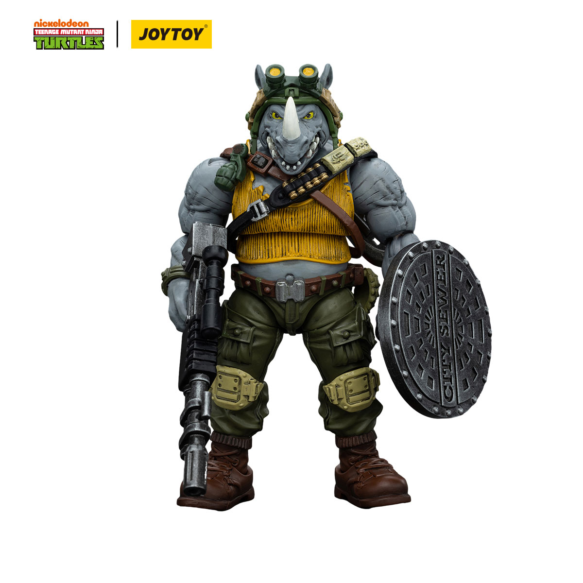 JOYTOY TMNT Rocksteady Action Figure