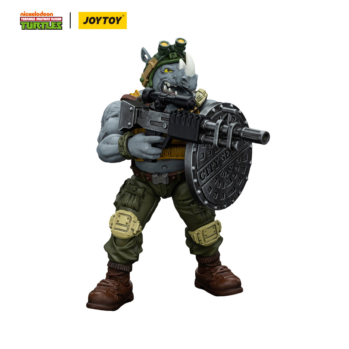 JOYTOY TMNT Rocksteady Action Figure