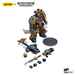 Ultramarines Legion Praetor with Power Sword and Volkite Serpenta