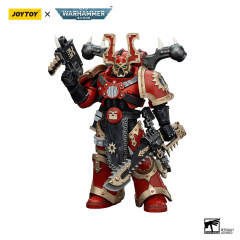 Figura De Acción Warhammer 40k JOYTOY Warhammer 40k 1/18 Figurine World Eaters Khorne Berzerker Lot De 3 Figurines De 12,6 Cm Cadeaux De Collection, Jouets Pour Enfants De 15 Ans Et Plus