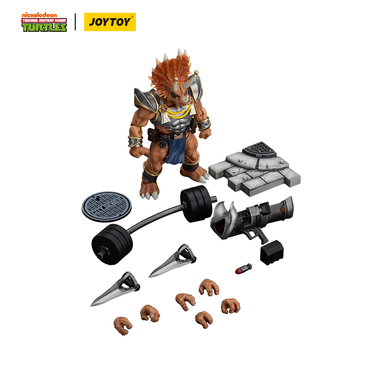 JOYTOY TMNT Captain Zorax & Adjutant Zork & Triceraton Infantryman