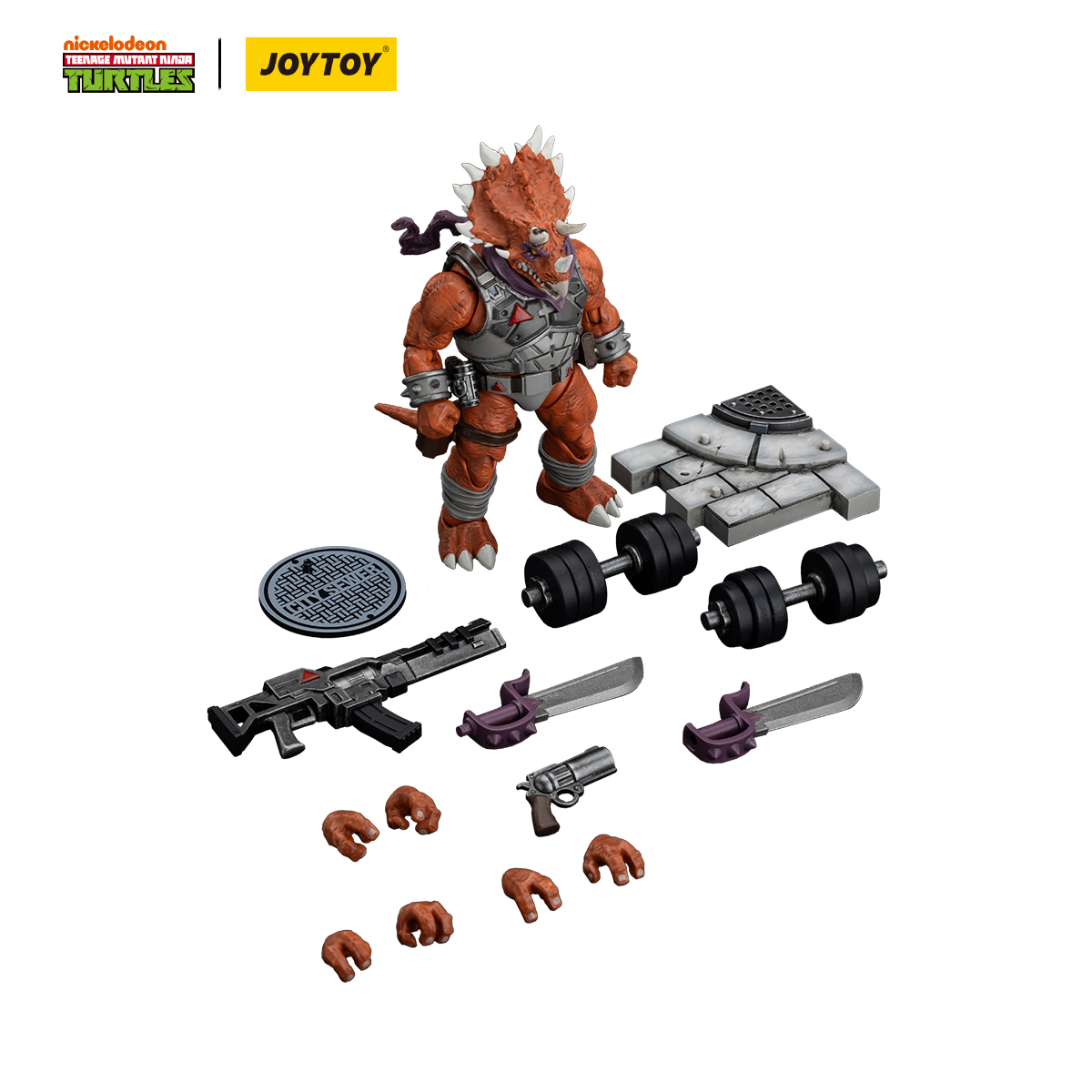 JOYTOY TMNT Captain Zorax & Adjutant Zork & Triceraton Infantryman