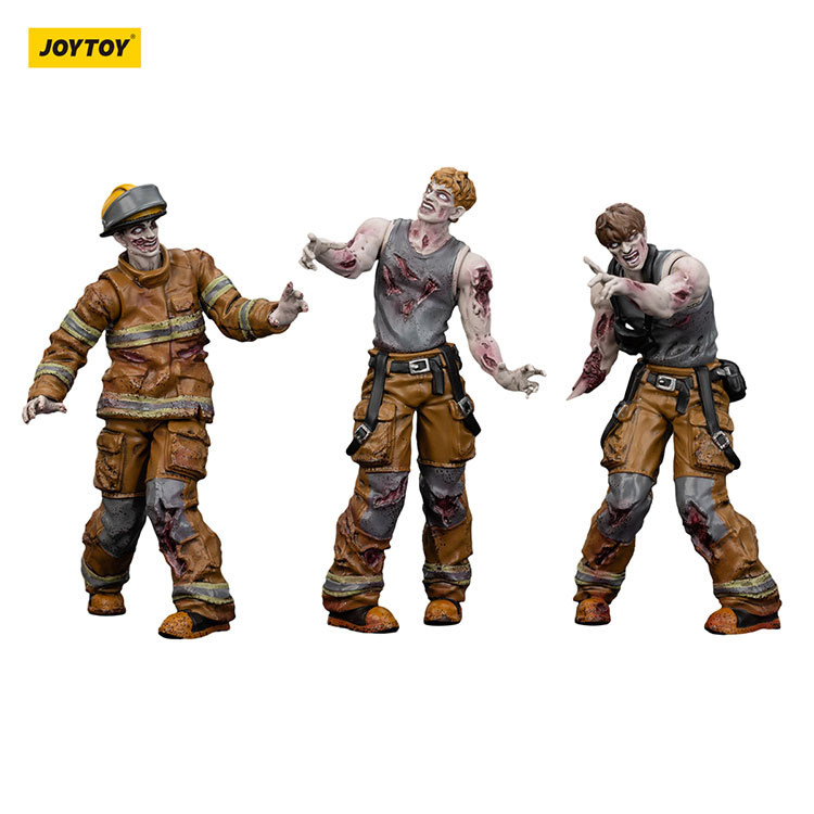JOYTOY Dark Source Zombie Figure Firefighters