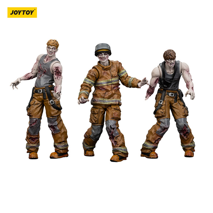 JOYTOY Dark Source Zombie Figure Firefighters