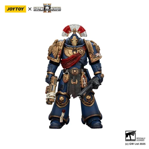 Ultramarines Relic Secundus Armour with Artificer Bolt Rifle,Chainsword and Bolt Pistol