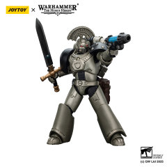 Iron Warriors Mkvl Tactical Sergeant with Power Sword and Plasma Pistol
