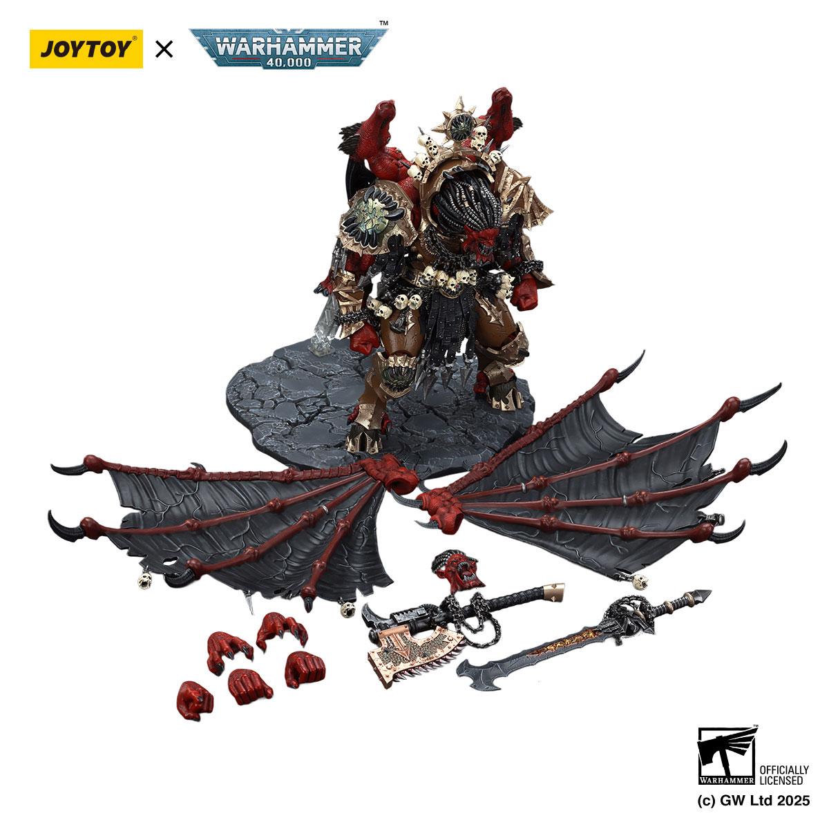 JOYTOY Warhammer World Eaters Angron Daemon Primarch of Khorne