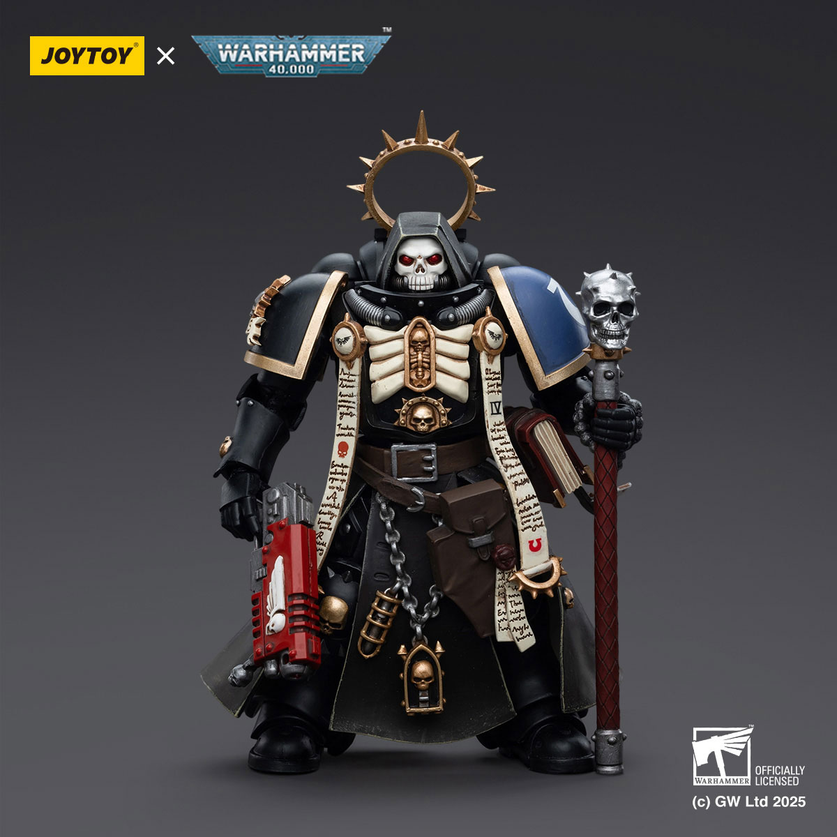 JoyToy Warhammer 40K Ultramarines Primaris Chaplain Brother Varus