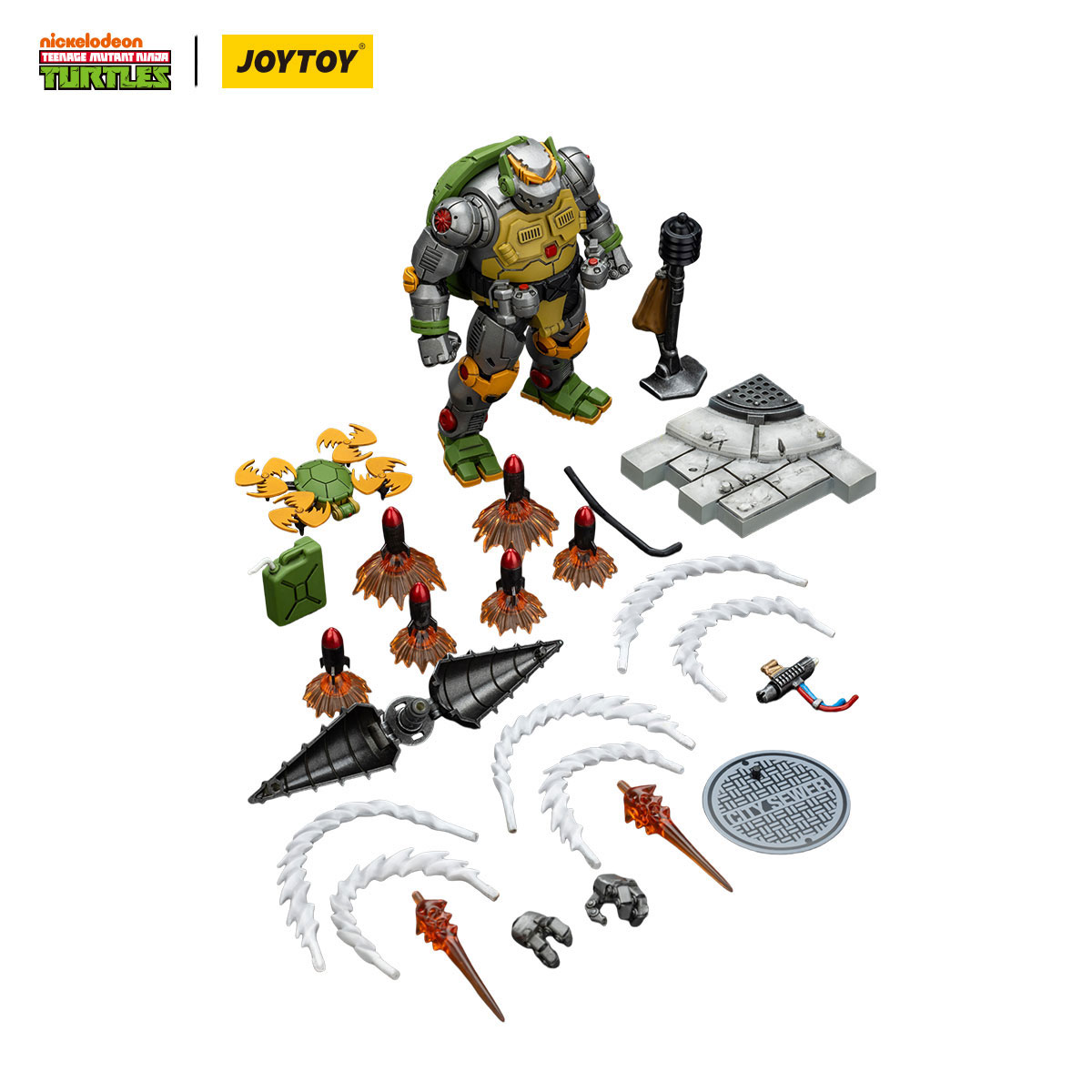 アーモンド社メタルフィギュア他2点 TMNT Metalhead Action Figure | Official JOYTOY Collectible