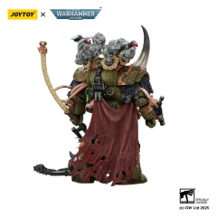 Death Guard Deathshroud Terminators Champion with Manreaper and Plaguespurter Gauntlets