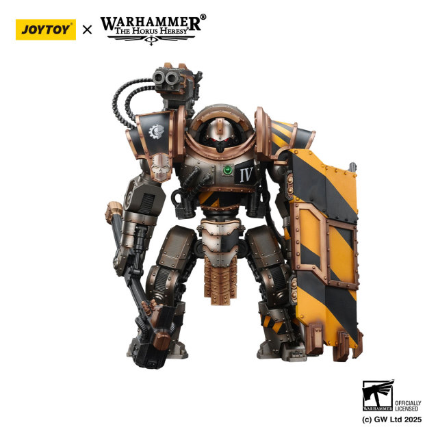 Iron Warriors Iron Circle Domitar-Ferrum Class Battle-automata with Karceri Battle Shield and Graviton Crusher