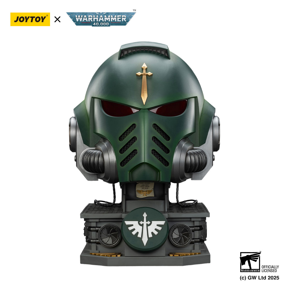JOYTOY x Warhammer: Dark Angels Helmet & Display Stand Set