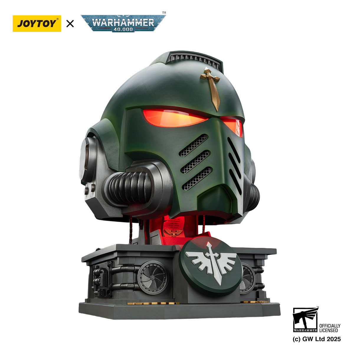 JOYTOY x Warhammer: Dark Angels Helmet & Display Stand Set