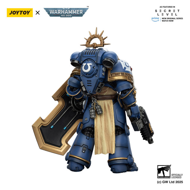 Ultramarines Levantus with Power Sword,Stormshield and Bolt Pistol