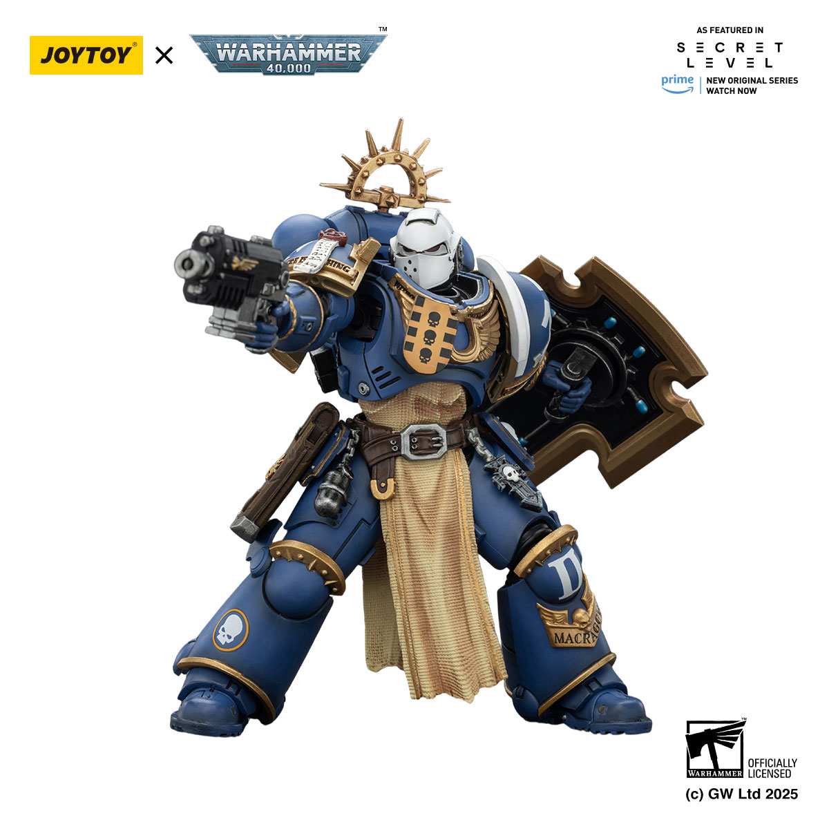 JOYTOY Ultramarines Levantus 1:15 Scale Figure | Warhammer 40k