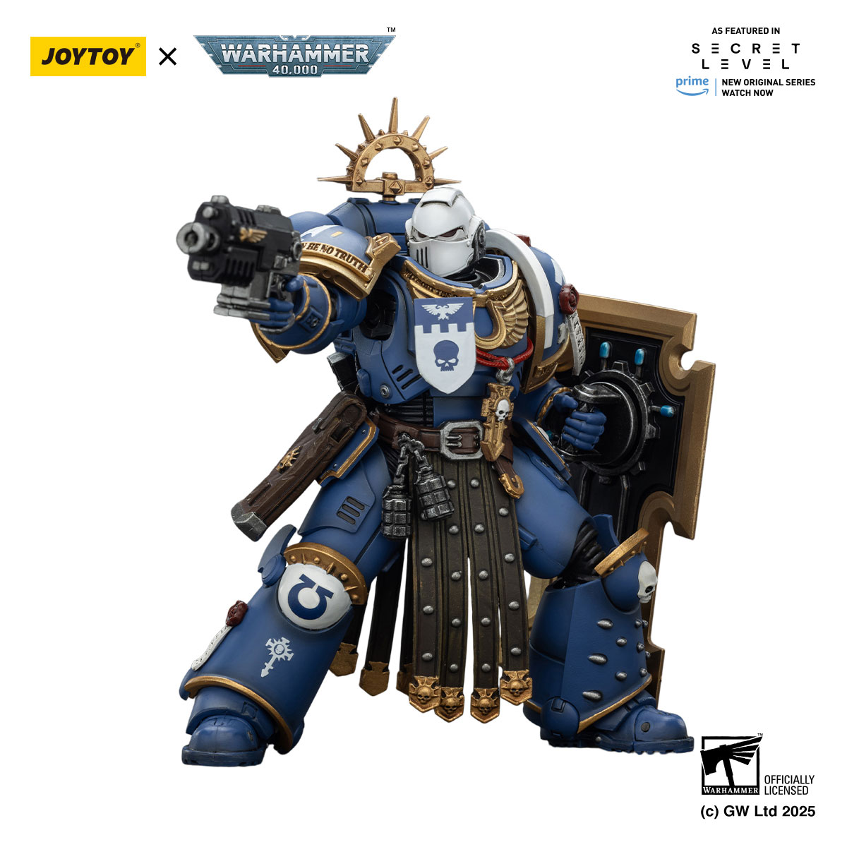 JOYTOY Ultramarines Torvald 1:15 Scale Figure | Warhammer 40k