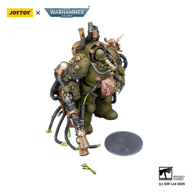 Death Guard Lord of Virulence with Power Fist and Twin Plague Spewer