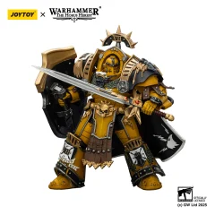 Imperial Fists Legion Praetorin Tartaros Terminator Armour with Power Sword and Vigil Storm Shield