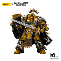 Imperial Fists Legion Praetorin Tartaros Terminator Armour with Power Sword and Vigil Storm Shield