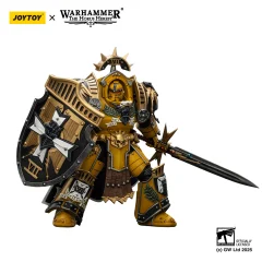 Imperial Fists Legion Praetorin Tartaros Terminator Armour with Power Sword and Vigil Storm Shield