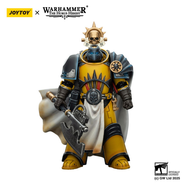 Imperial Fists Librarian Consul with Force Axe and Bolt Pistol