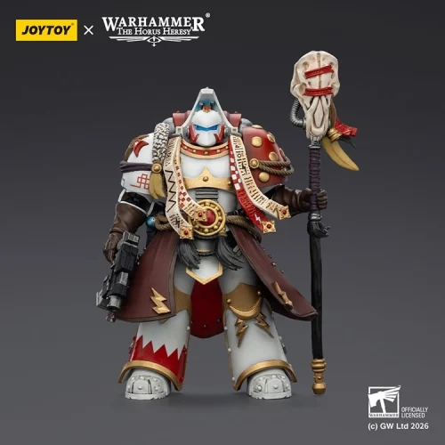 White Scars Stormseer Consul with Force Staff and Bolt Pistol