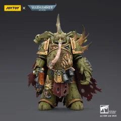 Death Guard Plague Marine Champion with Plasma Pistol and Power Fist