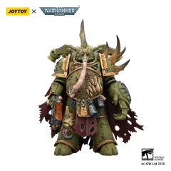 Death Guard Plague Marine Champion with Plasma Pistol and Power Fist
